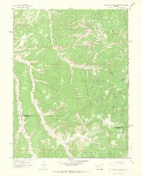 East Evacuation Creek 1964 topographic map thumbnail