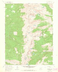 East Portal 1958 topographic map thumbnail
