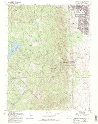 Eldorado Springs 1965 topographic map thumbnail