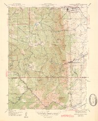 Eldorado Springs 1944 topographic map thumbnail