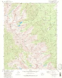Electric Peak 1980 topographic map thumbnail