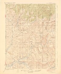 Elkhead Creek 1924 topographic map thumbnail