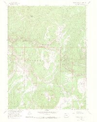 Elkhorn Mountain 1962 topographic map thumbnail