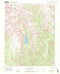 Emerald Lake 1973 topographic map thumbnail