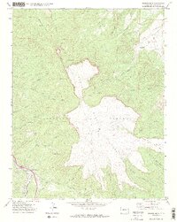 Fishers Peak 1971 topographic map thumbnail