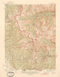 Garfield 1945 topographic map thumbnail