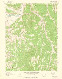 Gillam Draw 1962 topographic map thumbnail