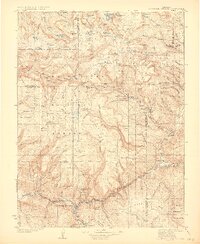 Glenwood Springs 1930 topographic map thumbnail