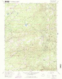 Gold Hill 1957 topographic map thumbnail