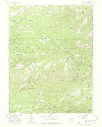 Gold Hill 1957 topographic map thumbnail