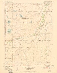 Gowanda 1950 topographic map thumbnail
