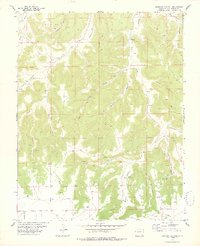 Icehouse Canyon 1978 topographic map thumbnail
