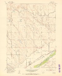 Iliff 1951 topographic map preview
