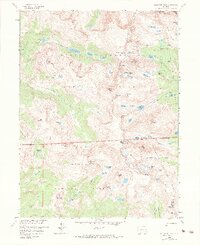 Isolation Peak 1958 topographic map thumbnail