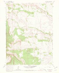 Jack Springs 1966 topographic map thumbnail