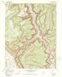 Juanita Arch 1960 topographic map thumbnail