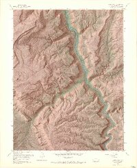 Juanita Arch 1960 topographic map thumbnail