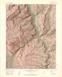 Juanita Arch 1960 topographic map thumbnail