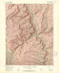 Juanita Arch 1960 topographic map thumbnail