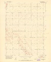 Julesburg SW 1952 topographic map thumbnail