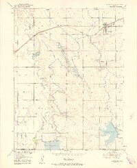 Keenesburg 1950 topographic map thumbnail