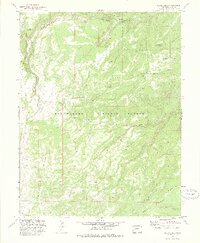 Keith Creek 1972 topographic map thumbnail