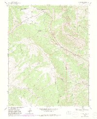 La Veta Pass 1963 topographic map thumbnail