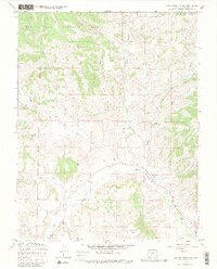 Lake Mountain NE 1967 topographic map thumbnail