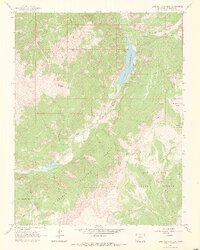 Lake San Cristobal 1964 topographic map thumbnail