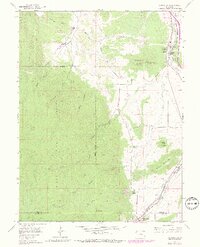 Larkspur 1954 topographic map thumbnail
