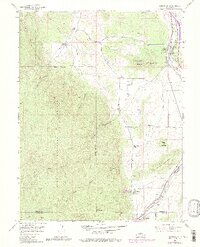 Larkspur 1954 topographic map thumbnail