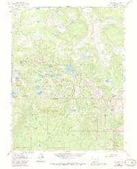 Leon Peak 1960 topographic map thumbnail