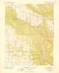 Naturita NW 1949 topographic map thumbnail