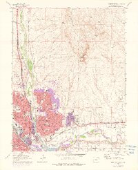 Northeast Pueblo 1961 topographic map thumbnail