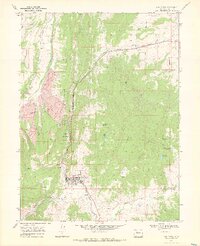 Oak Creek 1969 topographic map thumbnail