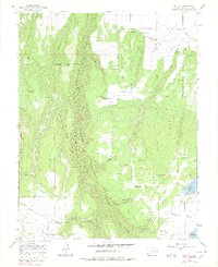 Oak Hill 1964 topographic map thumbnail