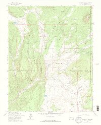 Oakbrush Ridge 1964 topographic map thumbnail