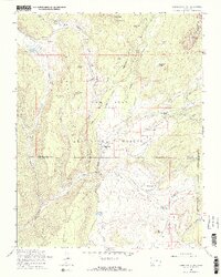 Oakbrush Ridge 1964 topographic map thumbnail