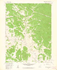 Observatory Rock 1958 topographic map thumbnail