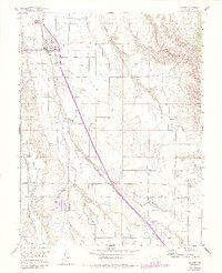 Olathe 1955 topographic map preview