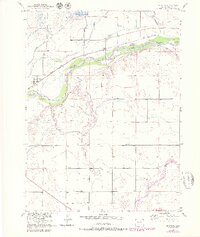 Orchard 1951 topographic map thumbnail
