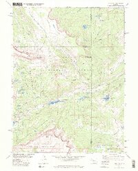 Orno Peak 1977 topographic map thumbnail