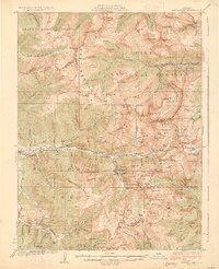 Montezuma 1926 topographic map thumbnail