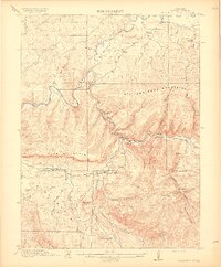 Monument Butte 1915 topographic map thumbnail