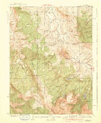 Mt. Powell 1940 topographic map thumbnail