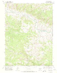 Pagoda 1971 topographic map thumbnail