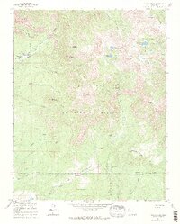Pagosa Peak 1964 topographic map thumbnail