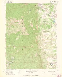 Palmer Lake 1961 topographic map thumbnail