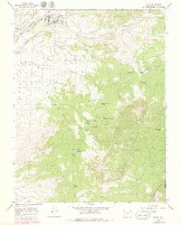 Paonia 1965 topographic map thumbnail