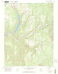 Paonia Reservoir 1964 topographic map thumbnail